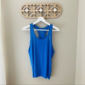 Reebok Speedwick Work Out Tank Top Blue Sz Large